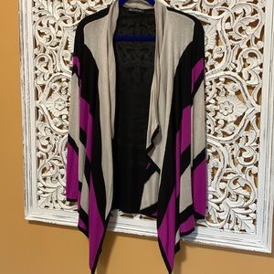 Color block cardigan